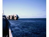Bathymetric Survey, 9 April-12 May 1987 : At Elizabeth Reef the wreck of the Yoshin Maru lwaki.