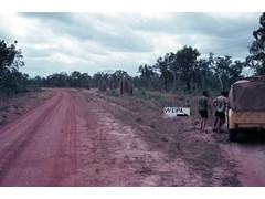 1969 TG226 Geodetic survey party on Cape York at Weipa turn-off.