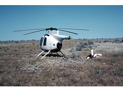 1971 TG158 Aerodist operations, NT VH-UHO after incident at take-off Lake Nash.