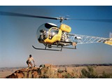 1967 : Bell 47G-4 (VH-UTQ) chartered from Helicopter Utilities Pty Ltd, used to support theodolite and Tellurometer second order mapping control traversing in the Port Hedland, Roebourne, Millstream and Mt Newman area.