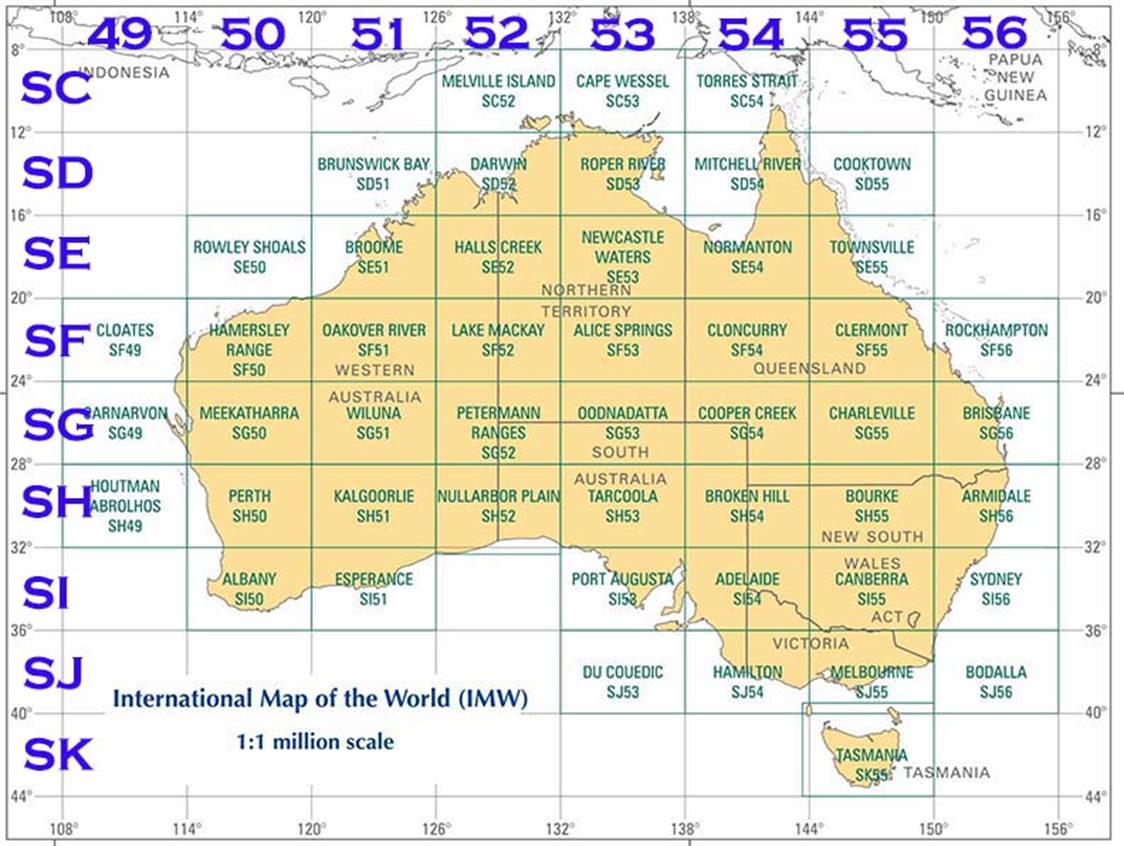 Australia Map With Coordinates - Elyssa Mirabella
