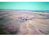 1969 : Christmas Creek Homestead with airstrip far left.