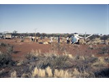 1969 : Camp at Uluru (Ayers Rock) where the helicopter became a temporary tourist attraction!