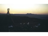 1969 : Sunset at Uluru - setup for night astro-obs.