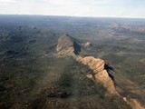 MacDonnell Ranges aerial.