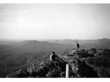 1964 : Terry Douglas seated and Kevin Banner on Kaputar (probably) in NSW.