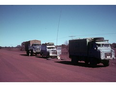 1970 TG305 Ground marking, WA vehicle convoy.