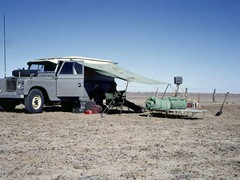 1970 : Occupying an Aerodist station for  remote operations with Ken Manypenny.  