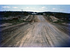 1974 : Along the Voakes Hill to Neale Junction geodetic traverse; one road in and one road out!