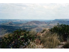 1975 : Around Surveyors General Corner, Giles and Uluru; view from trig.