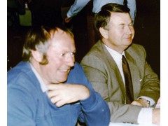 August 1985 : (L-R) Paul McCormack and Charlie Watson.