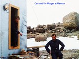 Carl and Vin Morgan at Mawson.