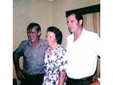 1970s : (L-R) Roy Rayner with siblings Merna and Ernie (courtesy Pauline Rayner).