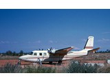 1970-76 : Rockwell Aero Commander 680FL (VH-EXP) on charter from Executive Air Services Pty Ltd was used to carry the laser terrain profiling system and ancillary equipment.