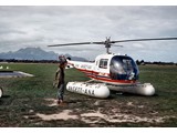 1961 : Bell 47J-2 Ranger helicopter (VH- INF) chartered from Ansett-ANA supported an observing and Tellurometer measuring party on Flinders Island.