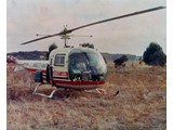 1963-64 : Aerodist microwave based airborne distance measuring system, master equipment mounted in a Bell 47J-2A Ranger piston engine helicopter (VH-INM) on charter from Ansett-ANA.