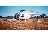 1971 : Hughes 500 369HS helicopter (VH-UHO) chartered from Helicopter Utilities Pty Ltd supported positioning of Aerodist remote parties. VH-UHO crashed on take-off during a willy-willy near Lake Nash homestead.
