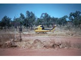 1967 : Fairchild-Hiller FH-1100 helicopter (VH-UTZ) chartered from Helicopter Utilities Pty Ltd shown here near the McArthur River, NT.