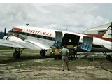 1962-64 : ANSETT-M.A.L (Mandated Air Lines) DC3 VH-MAT transported Nat Map men and equipment between major regional centres of PNG.